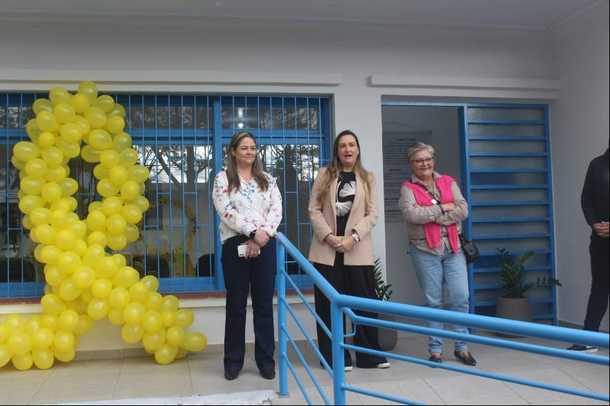 Cristiane Pradella, Grazieli Priebe e Mariluci Reis (Foto: Arthur L. Mallmann | Folha de Candelária)
