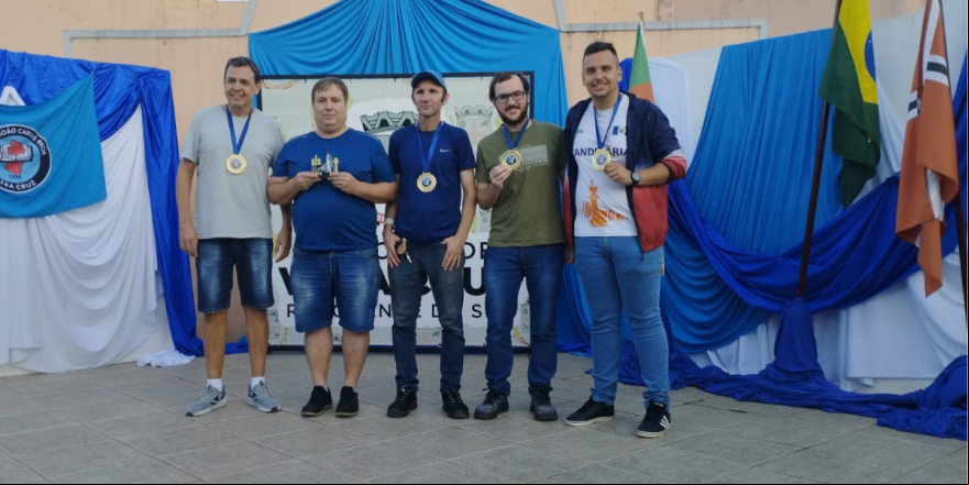 Categoria geral, com César e Daialan em quarto e quinto, respectivamente (Foto: Divulgação)