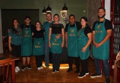 A equipe de trabalho