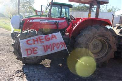 Manifestação em Candelária