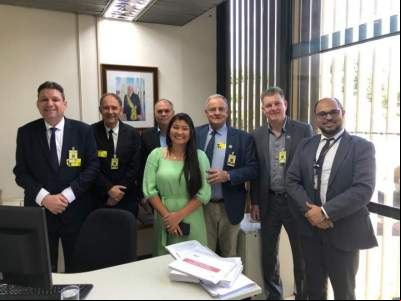 A audiência na Secretaria de Relações Institucionais tratou de assuntos relacionados a verbas para creches